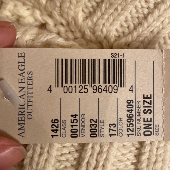 America Eagle hand knit beanie hat OS - Picture 6 of 6